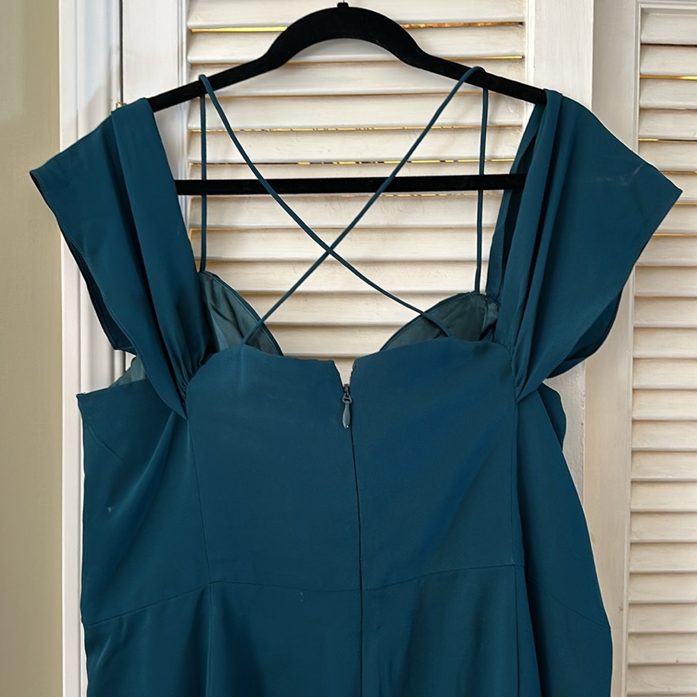 City Chic Emerald Entwine Dress View 4
